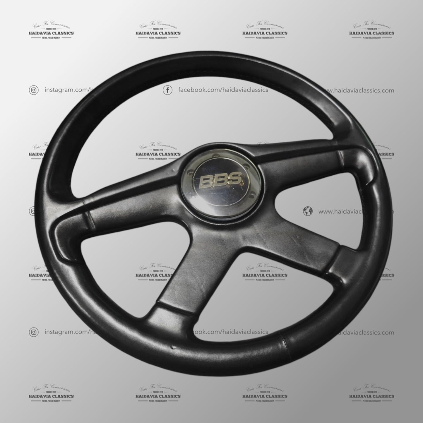 Genuine BBS 4-Spoke by Italvolanti Steering Wheel