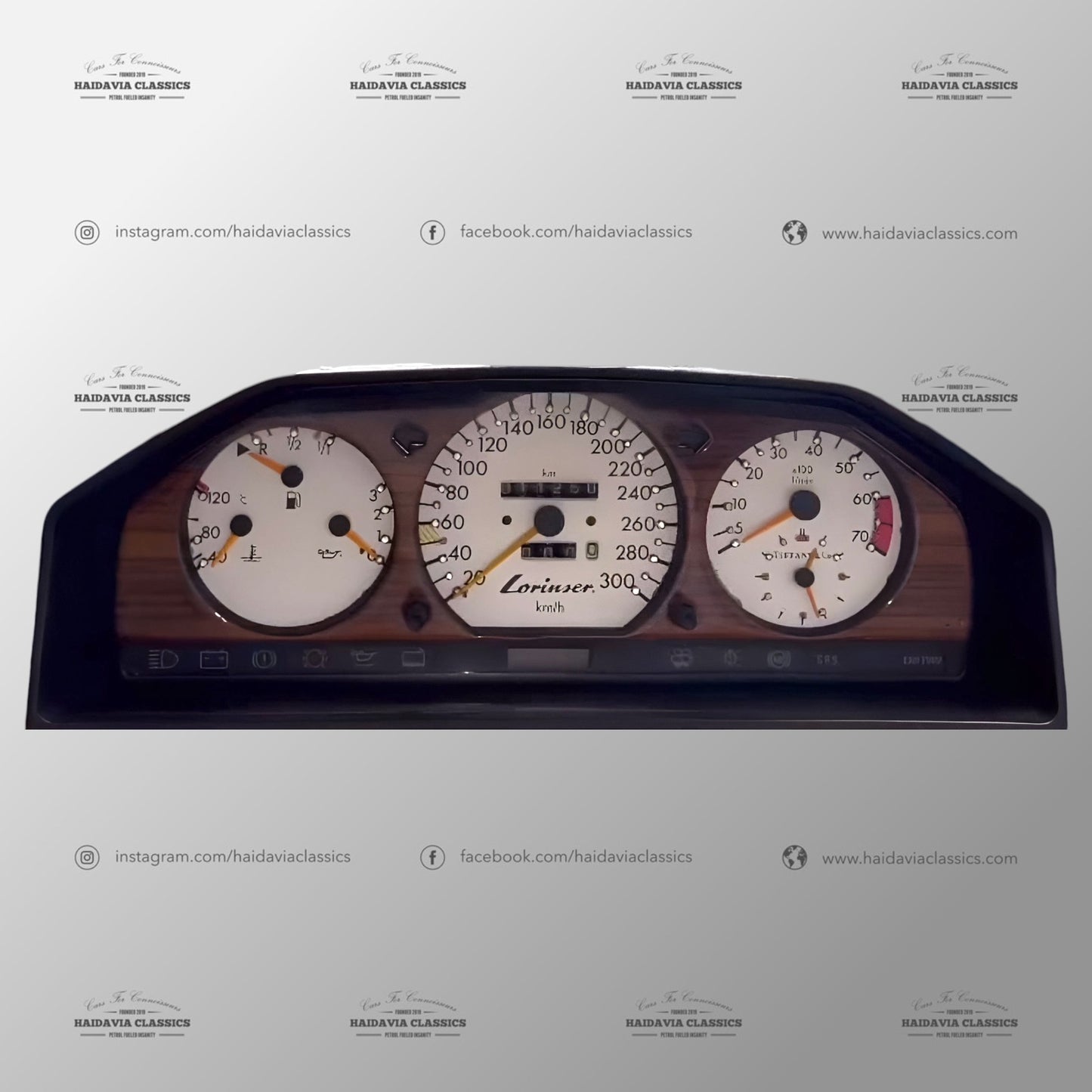 Genuine Mercedes-Benz W124 Lorinser Speedometer