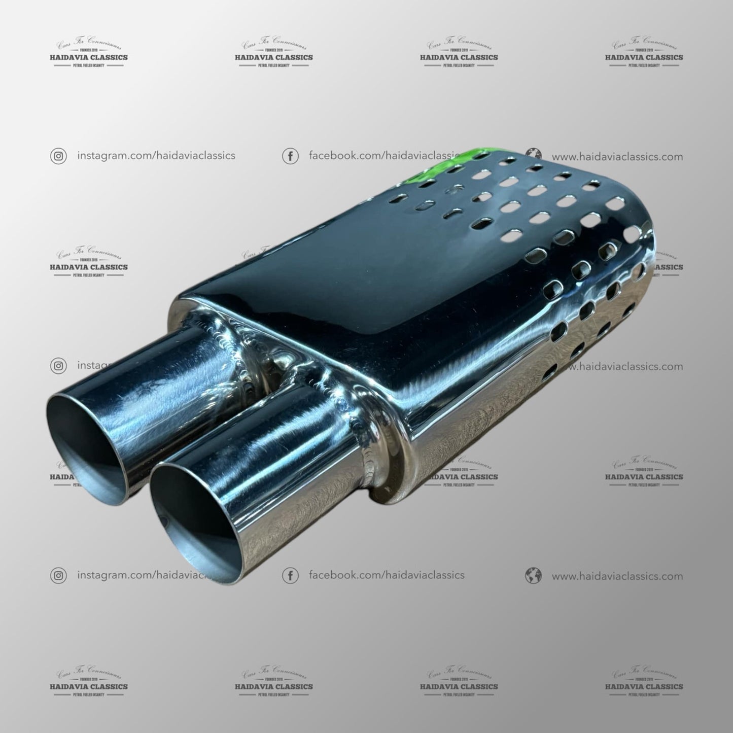 Reproduction Mercedes-Benz W201 2.5-16 Evo 2 Rear Muffler Exhaust Tips