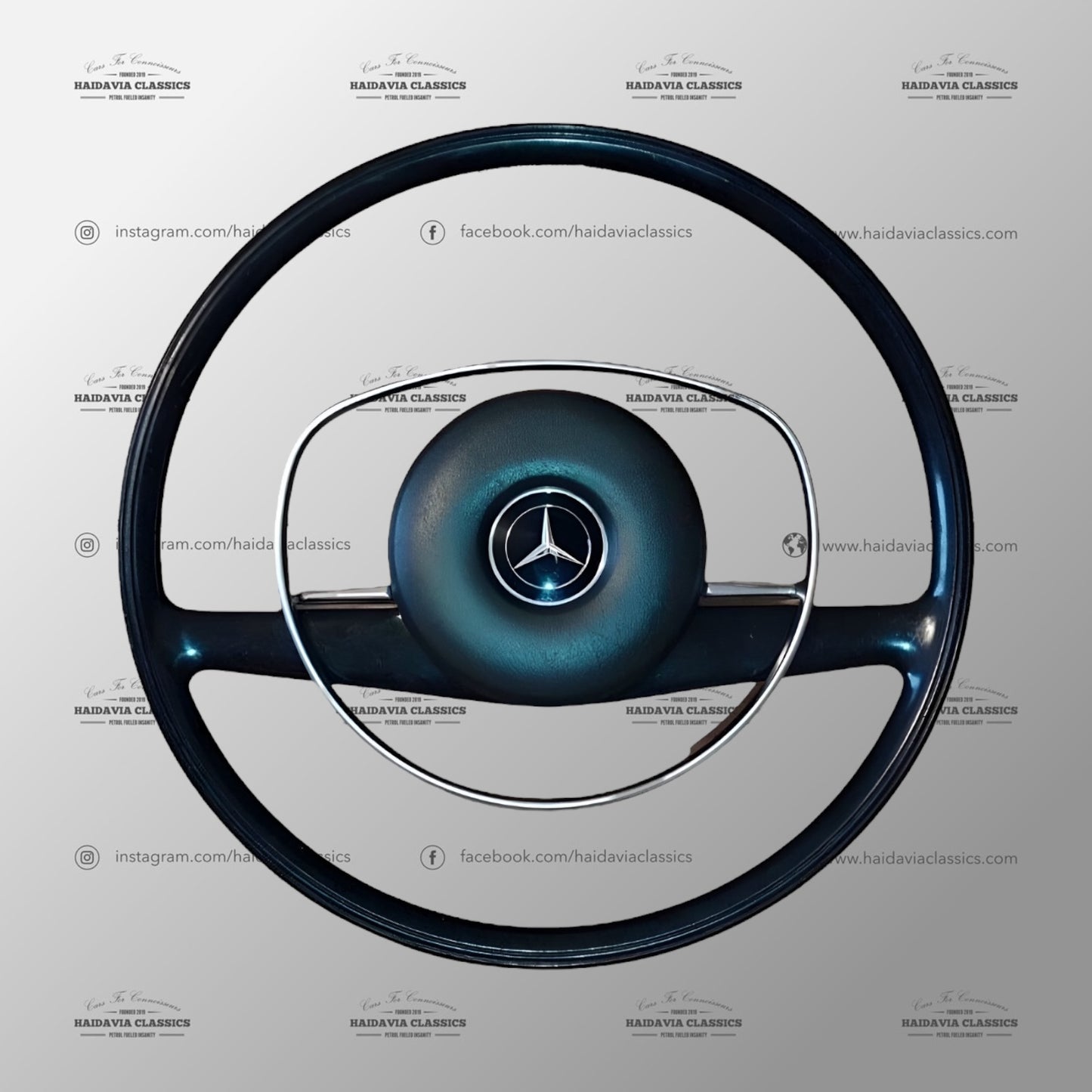 Genuine Mercedes-Benz Black W113 Steering Wheel