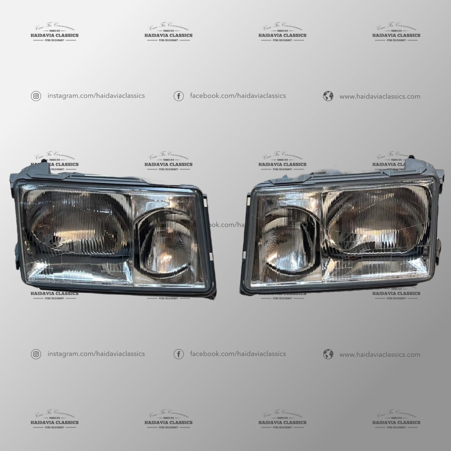 Genuine Mercedes-Benz W124 E500 NOS Headlights RHD