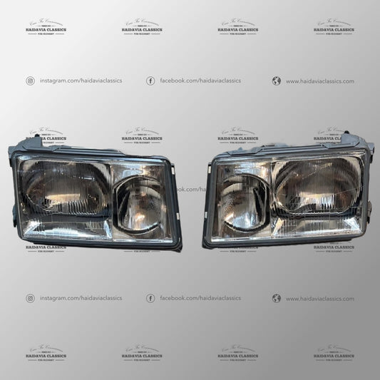 Genuine Mercedes-Benz W124 E500 NOS Headlights RHD