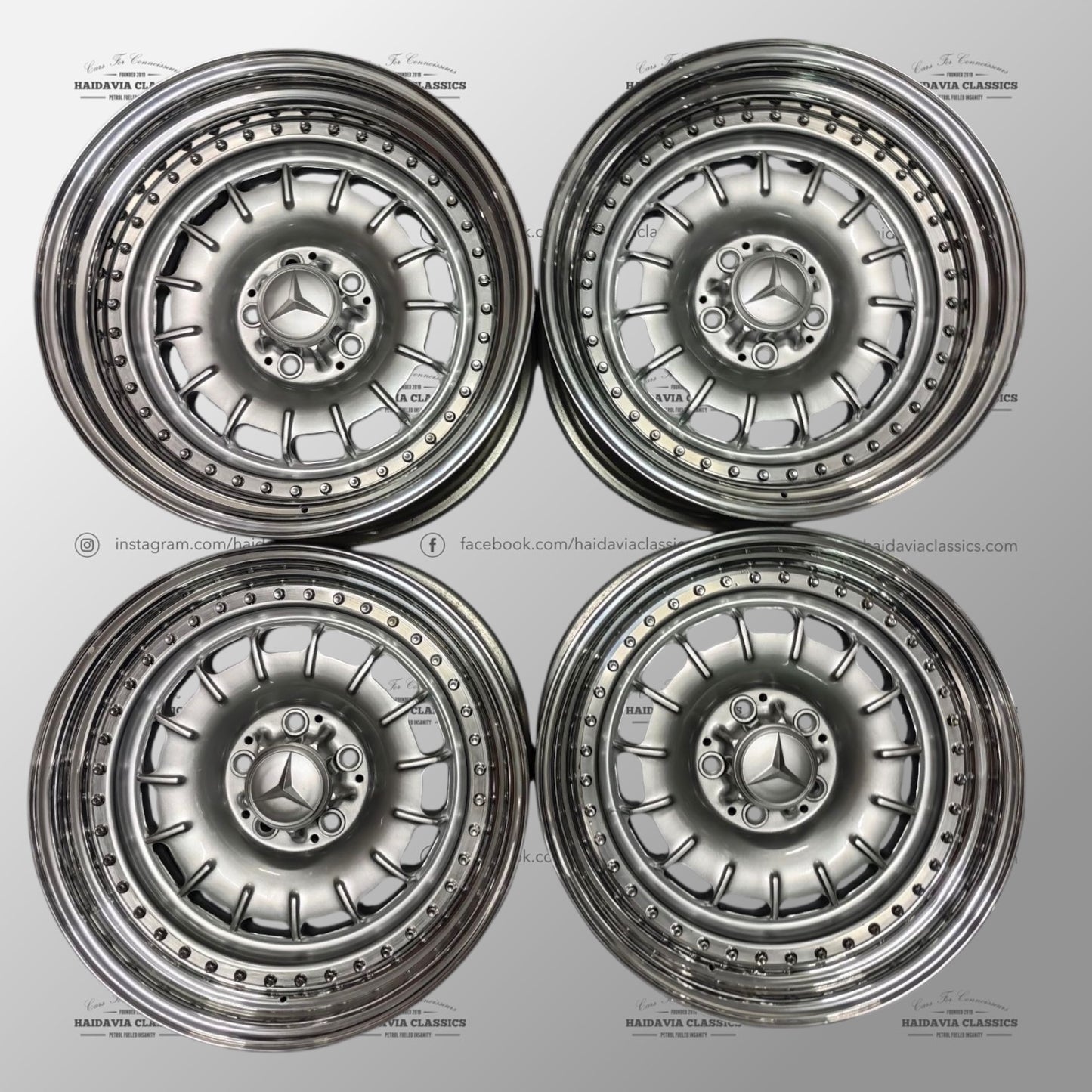 Custom Mercedes-Benz 3-Piece 17" Barock / Bundt Rims