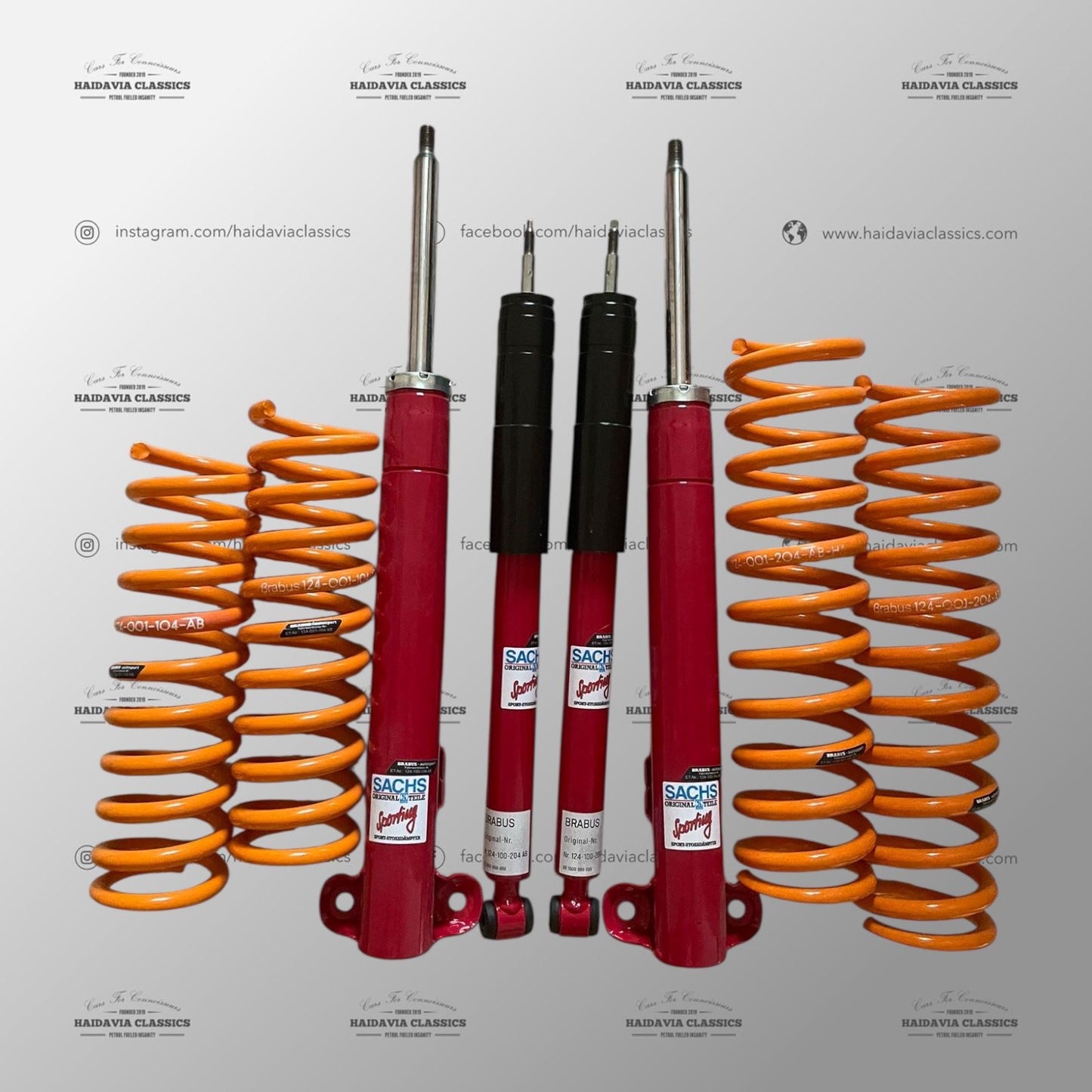 Genuine Mercedes-Benz W124 BRABUS Sport Suspension Set