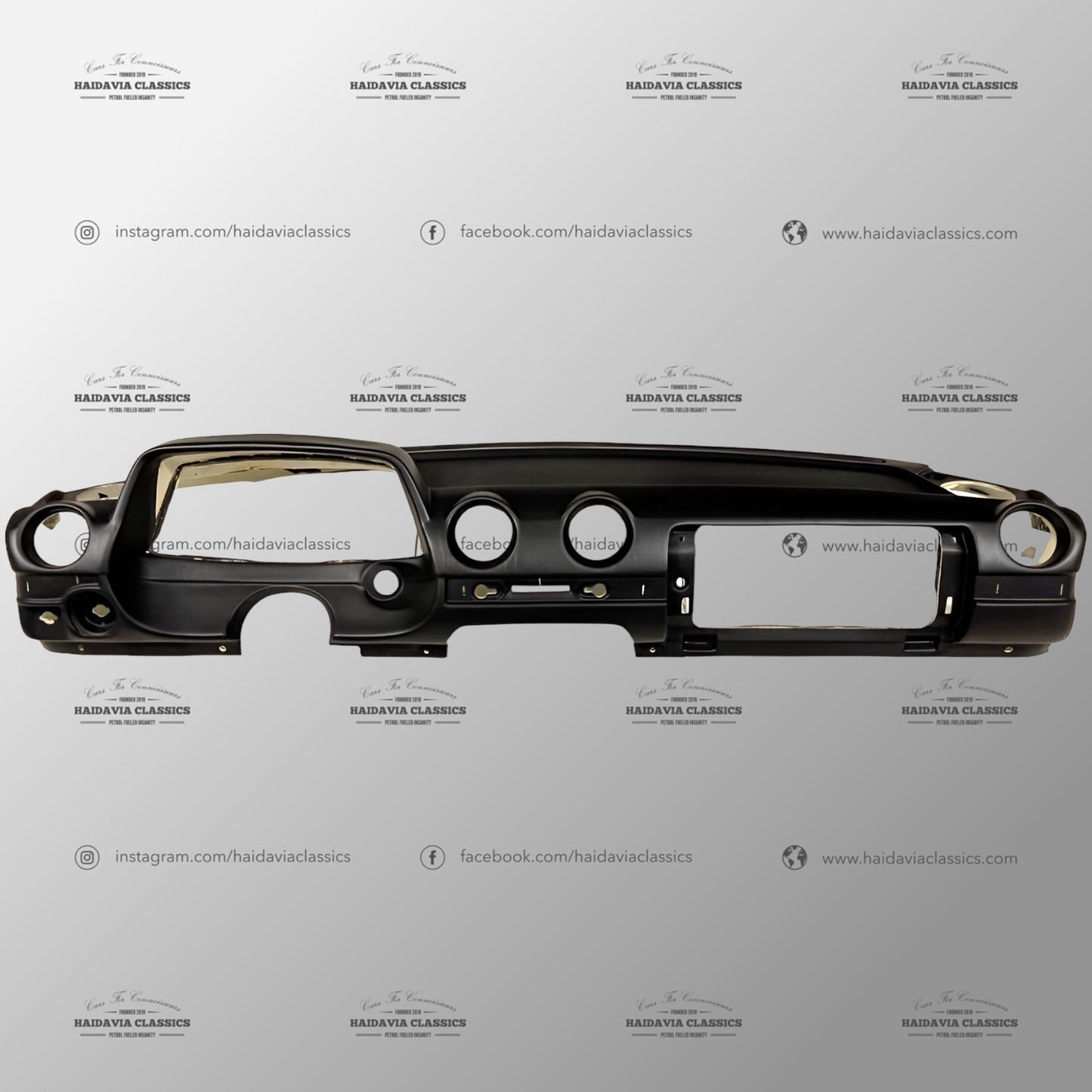 Genuine Mercedes-Benz W123 Series 2/3 Black Dashboard