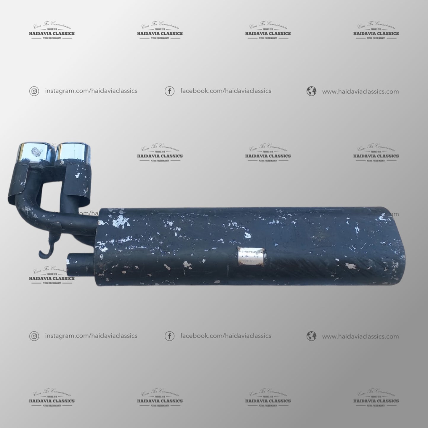 Genuine Mercedes-Benz S124 Wagon Lorinser Exhaust Muffler