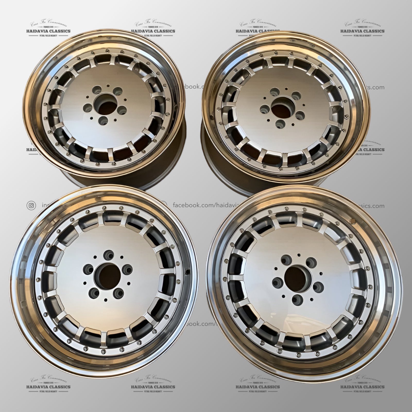 Custom Mercedes-Benz 2-Piece Gullideckel Rims 18"