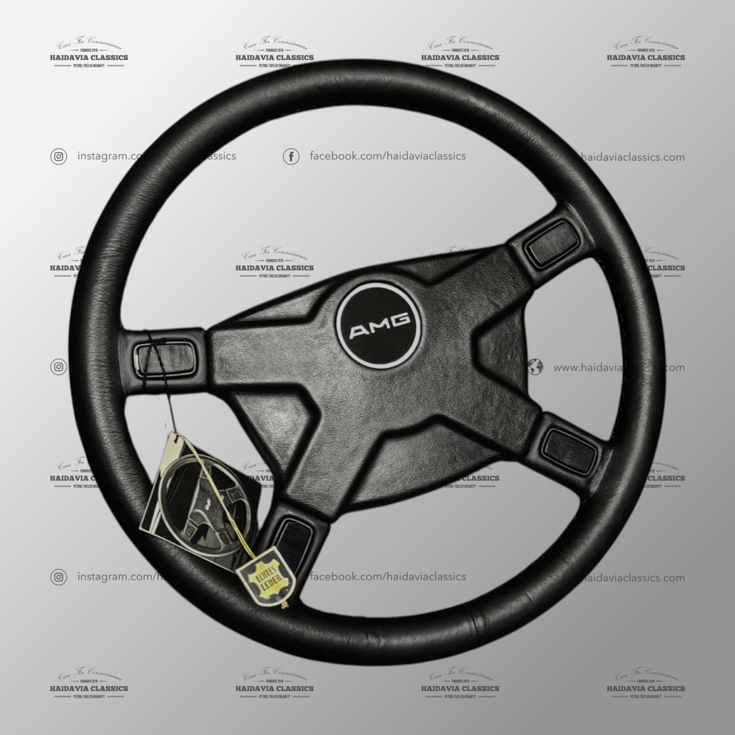 Genuine Mercedes-Benz AMG Silberpfeil Silver Arrow Steering Wheel [NOS]