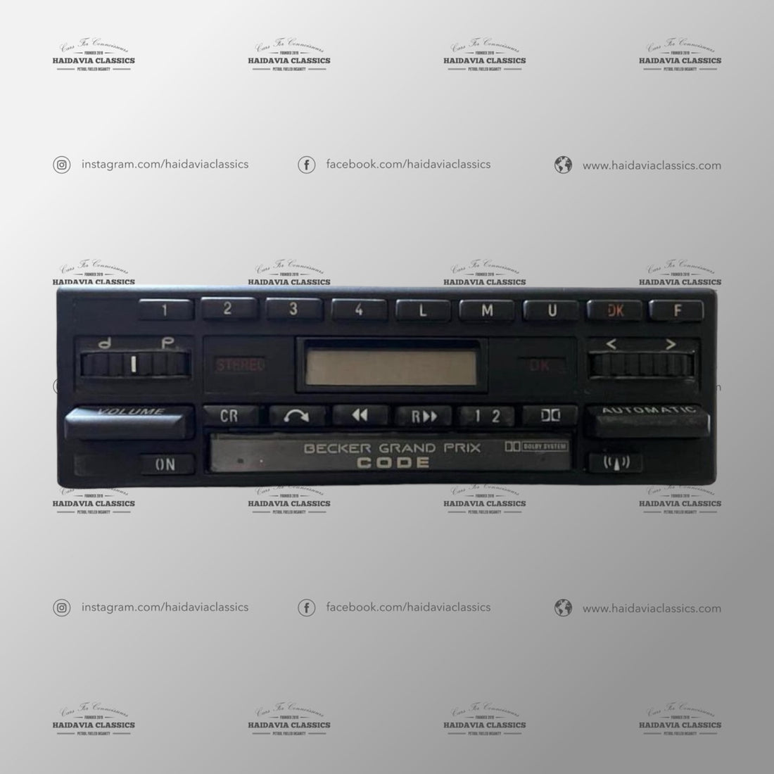 Genuine Mercedes-Benz Becker Grand Prix Code 0779 Radio – Haidavia Classics
