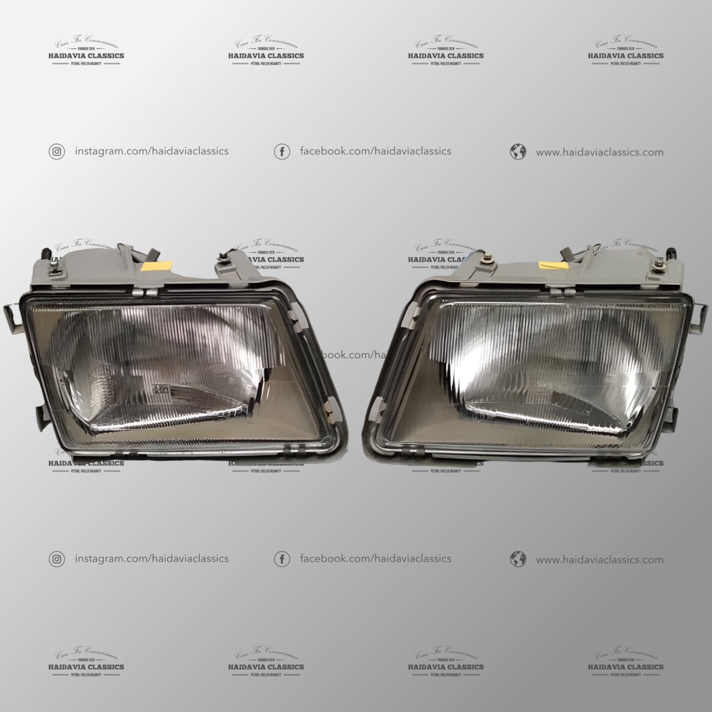 Genuine Mercedes-Benz C126 SEC Bosch Head Lights