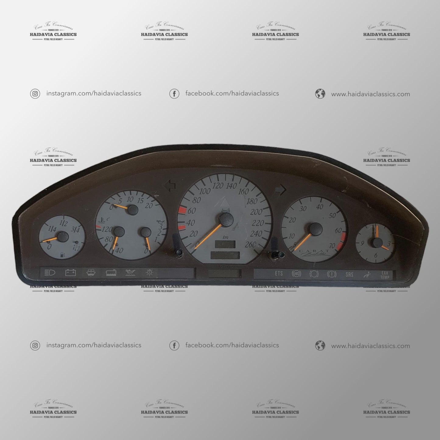 Genuine Mercedes-Benz W140 R129 Carat by Duchatelet Speedometer