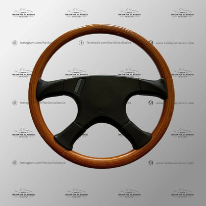 Genuine Mercedes-Benz Hella Wood & Leather Steering Wheel