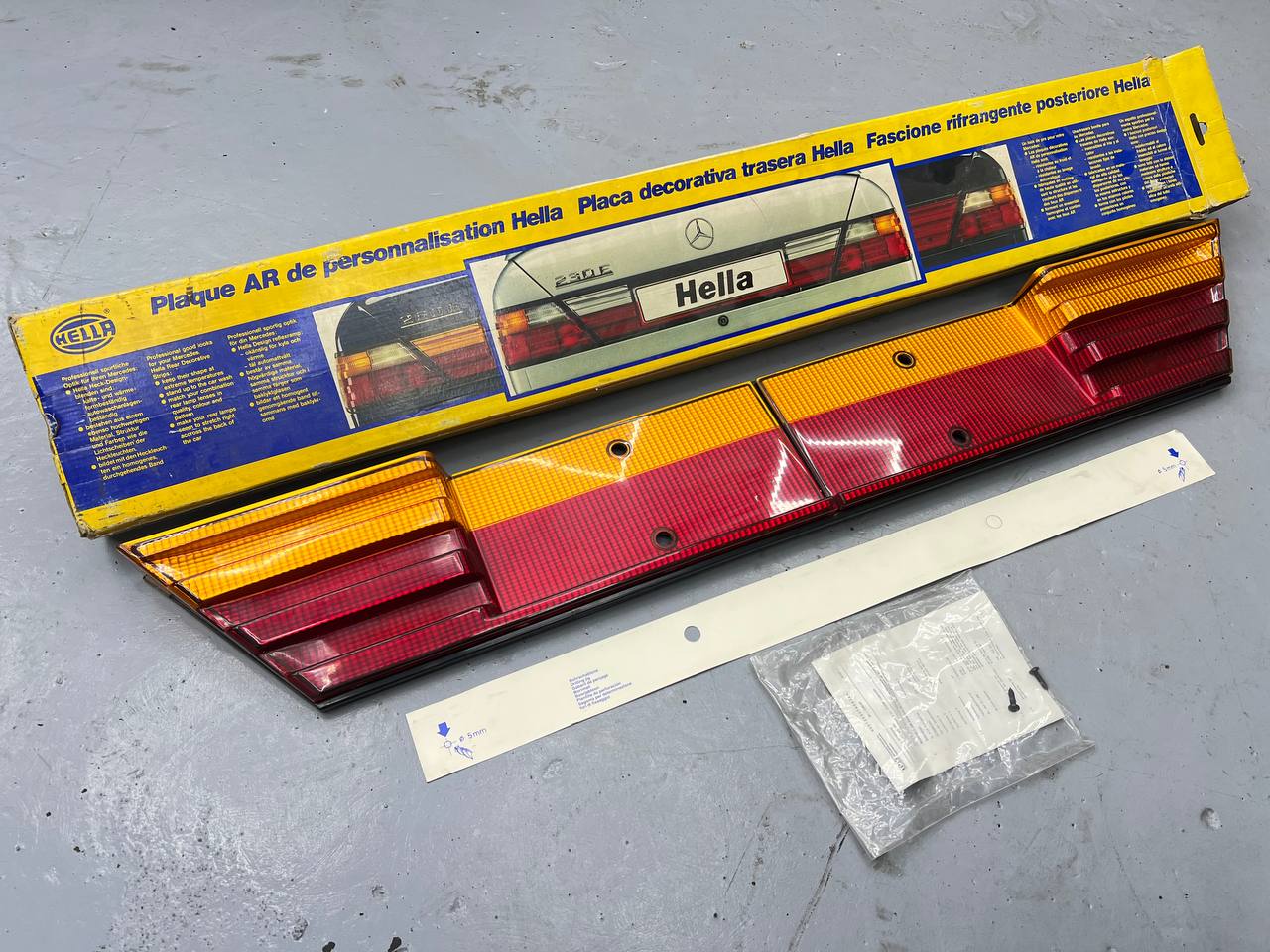 Genuine Mercedes-Benz W124 Hekblende [New Old Stock]
