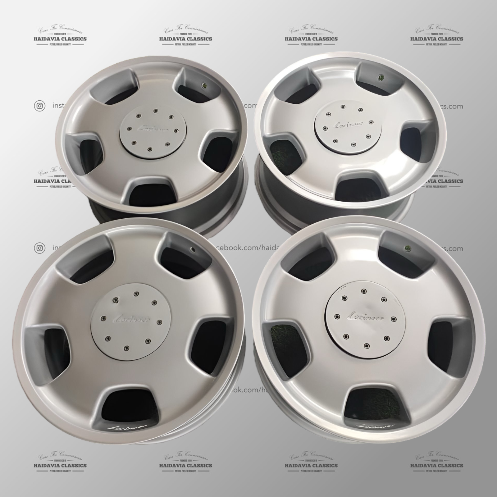 Used Lorinser Rims Genuine Mercedes-Benz Lorinser D93 Staggered Rims 18