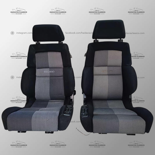 Genuine Mercedes-Benz Recaro CSE Front Seats Grey Fabric