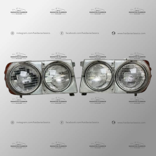 Genuine Mercedes-Benz R107 US-Spec Headlights