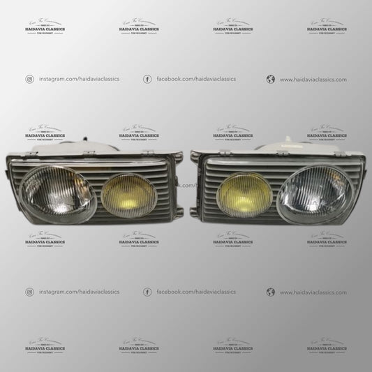 Genuine Mercedes-Benz W123 US-Spec Headlights