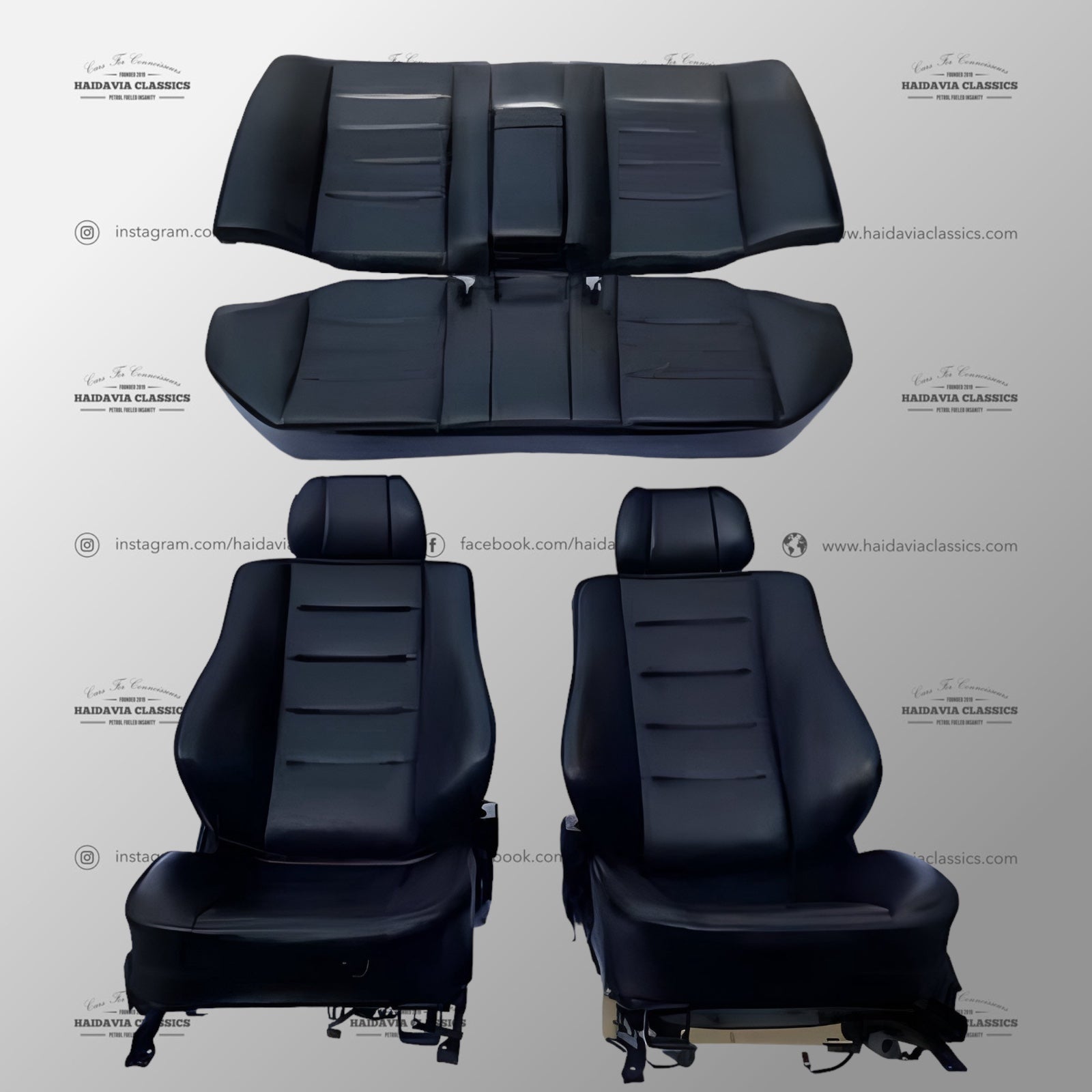 Mercedes-Benz W201 16V Interior Seats [Restored] – Haidavia Classics