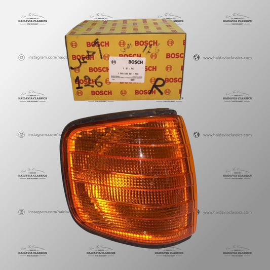 Genuine Mercedes-Benz NOS W126 Bosch Right Amber Indicator